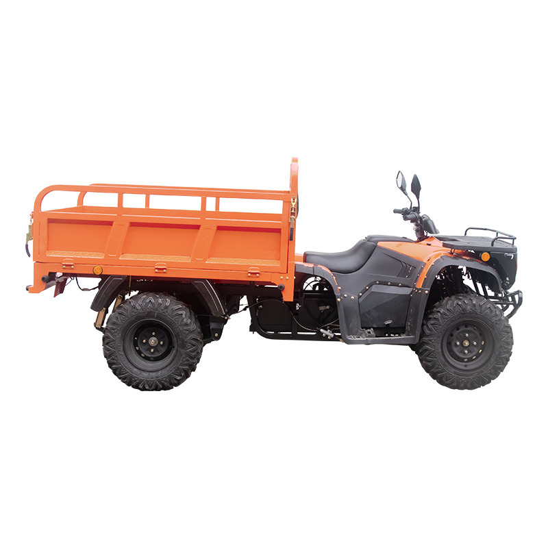 ATV con caja para carga
